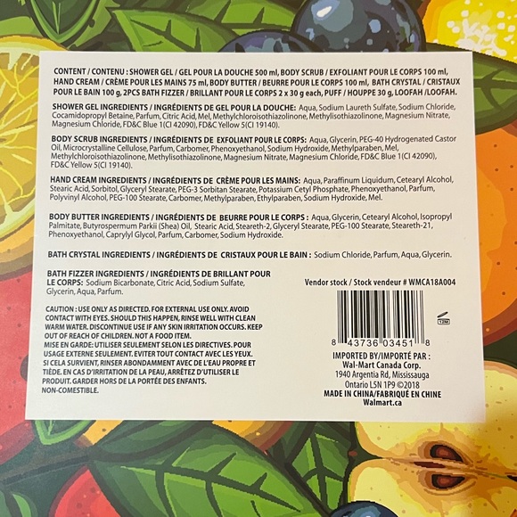 3 for $30. Fruit infused bath indulgence set - Picture 3 of 3